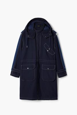 Denim parka - BLUE - XL