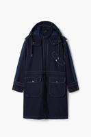 Denim parka - BLUE - XL