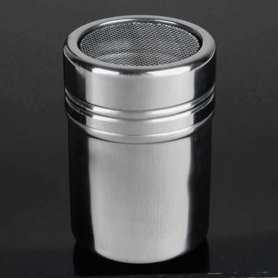 Roestvrijstaal 304 afstoffen poeder kruiderij tank Fine mesh vat cacaopoeder huishoudelijke keuken tools