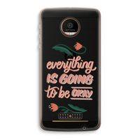 Optimistic flower girl: Motorola Moto Z Force Transparant Hoesje Optimistic flower girl: Motorola Moto Z Force Transparant Hoesje
