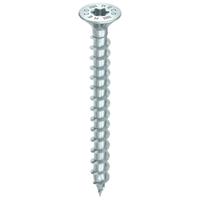 HECO TOPIX-plus schroeven - platkop verzinkt - 4,5x50 mm - Torx T-20 (HD20) - voldraad - 200 st