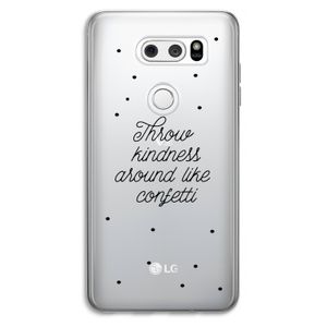 Confetti: LG V30 Transparant Hoesje
