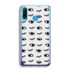 Eye pattern #2: Huawei P30 Lite Transparant Hoesje