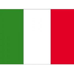 10x Vlag Italie stickers 10 cm