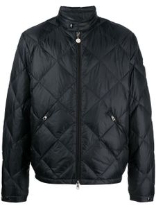 Moncler veste matelassée à patch logo - Noir