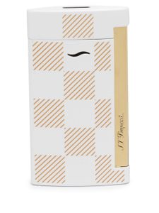 S.T. Dupont briquet à carreaux 7 Damier - Blanc