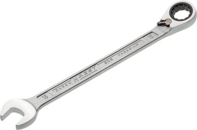 HAZET Ratelringsteeksleutel 606-16 · Buitentwaalfkant tractieprofiel · SW 16 mm