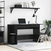 Bureau met plank Anders met opslag Zwart eiken Bewerkt hout