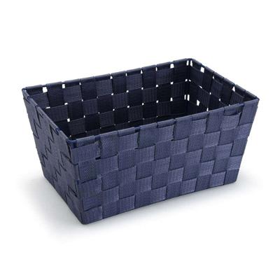 Veelzijdige mand Versa 20 x 15 x 30 cm Donkerblauw Groot