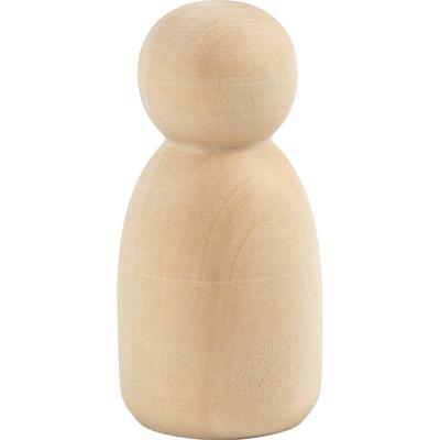 Creativ Company Houten figuur, ovaal, h: 6 cm, 5 stuk/ 1 doos