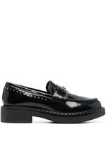 TWINSET 40mm stud-embellished leather loafers - Noir