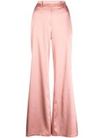 Forte Forte pantalon en satin à coupe ample - Rose