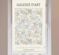 Kunst rolgordijnën Galerie d'art poster