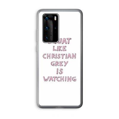 Christian Grey: Huawei P40 Pro Transparant Hoesje