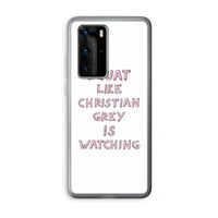 Christian Grey: Huawei P40 Pro Transparant Hoesje