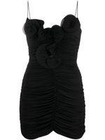 Magda Butrym robe courte Flower - Noir