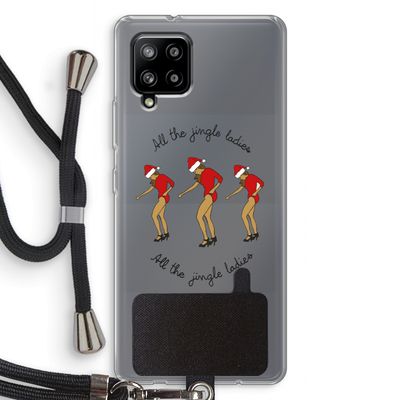 Jingle Ladies: Samsung Galaxy A42 5G Transparant Hoesje met koord