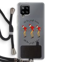 Jingle Ladies: Samsung Galaxy A42 5G Transparant Hoesje met koord