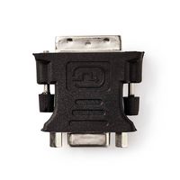 Nedis DVI-Adapter | DVI-I 24+5-Pin Male | VGA Female 15p | Zwart | 1 stuks - CCGB32900BK CCGB32900BK Nedis DVI-Adapter | DVI-I 24+5-Pin Male | VGA Female 15p | Zwart | 1 stuks - CCGB32900BK CCGB32900BK