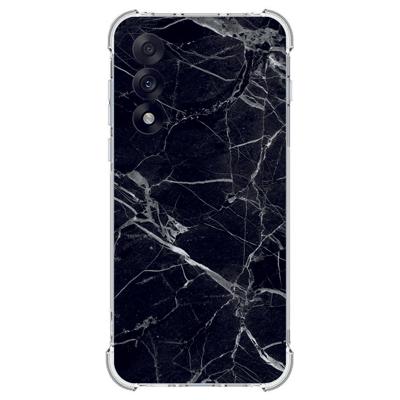 TPU Telefoonhoesje OnePlus Nord 5 - Marmer Zwart schokabsorberende backcover