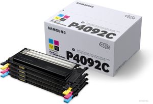 Samsung CLT-P4092C zwarte/cyaan/magenta/gele tonercartridges, 4-pack