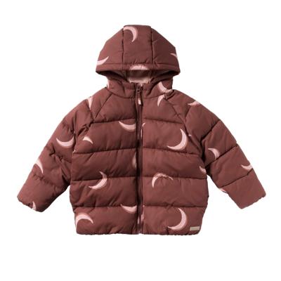 Your wishes winter winterjas meisjes - roest rood - Moonshine - puffer