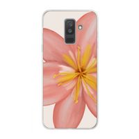 Pink Ellila Flower: Samsung Galaxy A6 Plus (2018) Transparant Hoesje