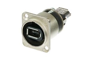 Neutrik NA1394-6-W kabel-connector Firewire Zwart, Zilver