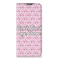 Motorola Moto E20 Design Case Flowers Pink DTMP - thumbnail