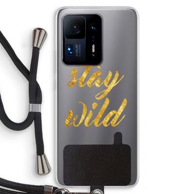 Stay wild: Xiaomi Mi Mix 4 Transparant Hoesje met koord