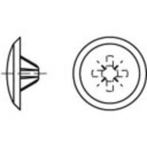 TOOLCRAFT Afdekkappen Kunststof TO-5454933 1000 stuk(s)