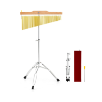 Percussie-Instrument met 36 Staven voor Volwassenen Windcarillon met één Rij en Verstelbare Standaard Draagtas/Hamer/Muziekinstrument Percussie-Instrument met 36 Staven voor Volwassenen Windcarillon met één Rij en Verstelbare Standaard Draagtas/Hamer/Muziekinstrument