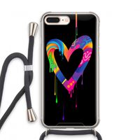 Melts My Heart: iPhone 8 Plus Transparant Hoesje met koord Melts My Heart: iPhone 8 Plus Transparant Hoesje met koord