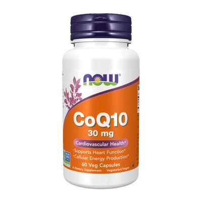 CoQ10 30mg Now Foods 60v-caps