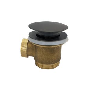 Wiesbaden losse complete badafvoer voor vrijstaande baden gunmetal