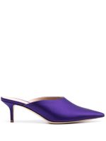 Scarosso mules Laura 60 mm satiné - Violet