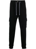 Brunello Cucinelli pantalon cargo en coton à lien de resserrage - Noir