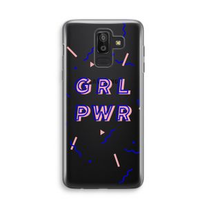 GRL PWR: Samsung Galaxy J8 (2018) Transparant Hoesje