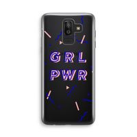 GRL PWR: Samsung Galaxy J8 (2018) Transparant Hoesje