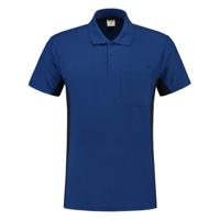 Tricorp Workwear 202002 Bi-color unisex poloshirt Koningsblauw Marine XXL Tricorp Workwear 202002 Bi-color unisex poloshirt Koningsblauw Marine XXL