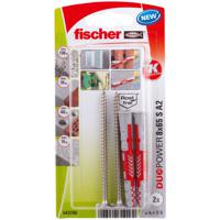 Fischer 543796 schroefanker & muurplug 2 stuk(s) Schroef- & muurplugset 65 mm