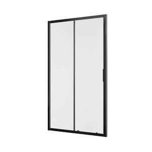 Douchedeur Allibert Laja 1 schuifdeur 126-131 x 200 cm Zwart