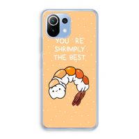 You're Shrimply The Best: Xiaomi Mi 11 Lite Transparant Hoesje