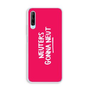 Neuters (roze): Huawei P Smart Pro Transparant Hoesje