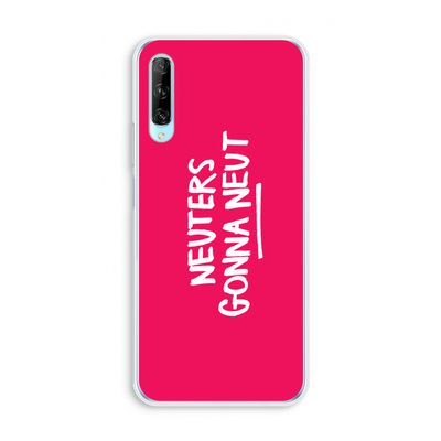 Neuters (roze): Huawei P Smart Pro Transparant Hoesje