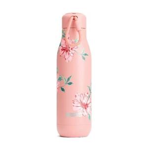 Zoku - Thermosfles RVS, 750 ml, Roze Bloem Design- Zoku | Hydration