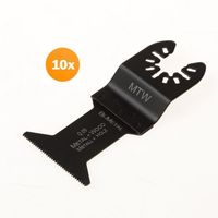 Zaagblad BIM 42x45mm voor onder andere hout en metaal, type Q09, met universele aansluiting, per 10 stuks - thumbnail
