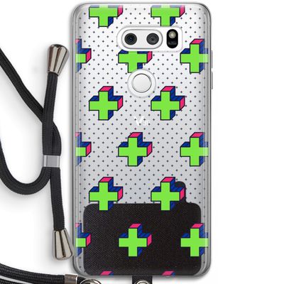 8-bit N°10: LG V30 Transparant Hoesje met koord