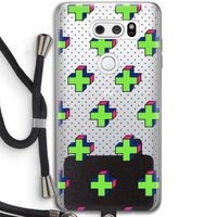 8-bit N°10: LG V30 Transparant Hoesje met koord