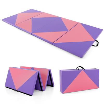 Opvouwbare Zachte Vloermat Draagbare Gymmat Yogamat Gymmat Opvouwbare Mat Fitnessmat 240 x 117 x 5 cm